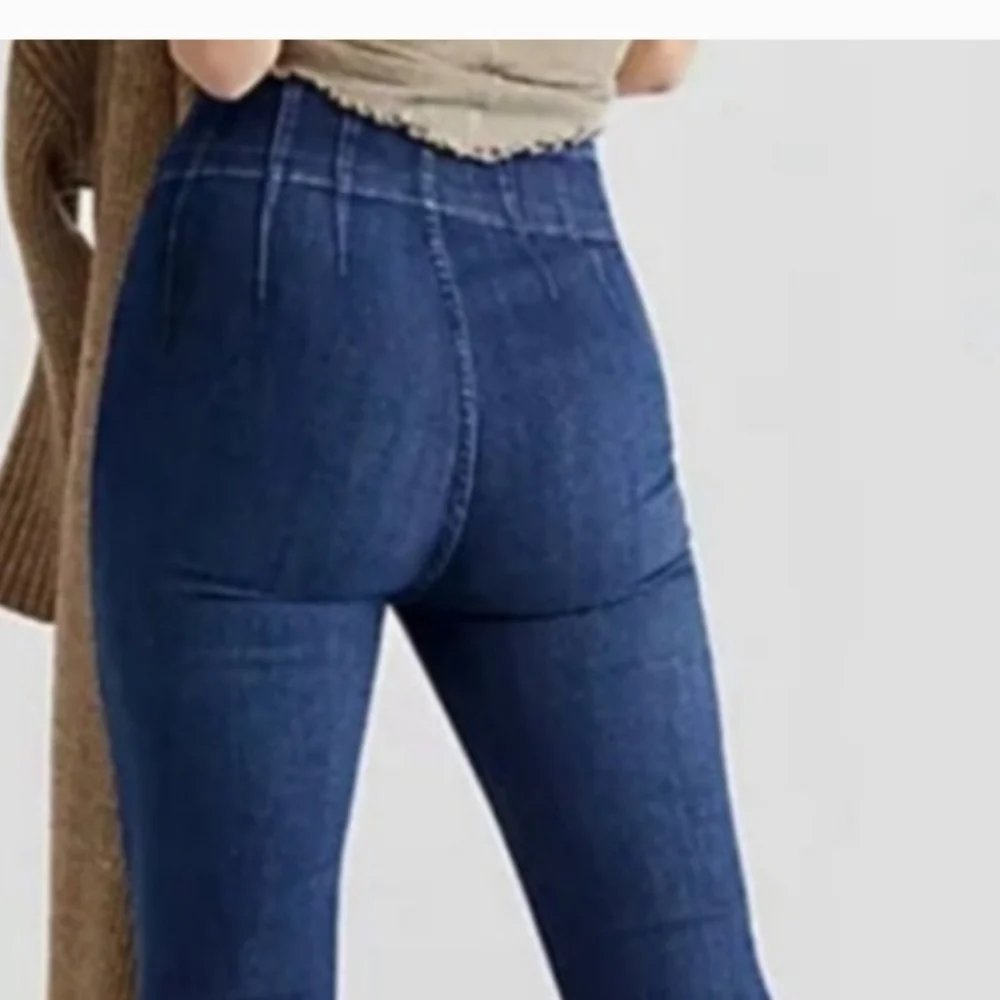 Free People We The Free Stillwater Low Rise Slim Flare Jean With Slits